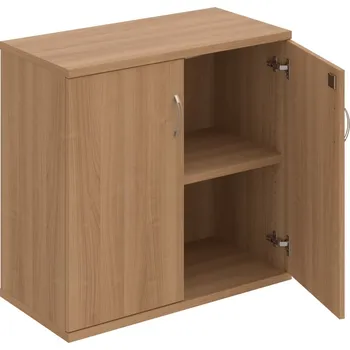 Policová skříň SZ 2 80 01 – Skříň policová dvéřová 76,8 × 80 cm - Višeň , Višeň , USN – Hobis