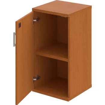 Policová skříň SZ 2 40 01 L – Skříň policová dvéřová 76,8 × 40 cm - Třešeň , Třešeň , USH – hranatá