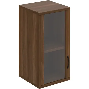 Policová skříň S 2 40 02 L H – Skříň policová dvéřová 76,8 × 40 cm - Ořech , Ořech , UCO – černá