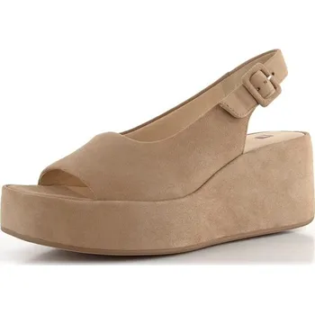 Dámské sandále Högl velurové sandály na klínku Taupe 9-102512 - 37 | P691006