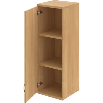 Policová skříň S 3 40 01 L H – Skříň policová dvéřová 115,2 × 40 cm - Dub , Dub , UCO – černá