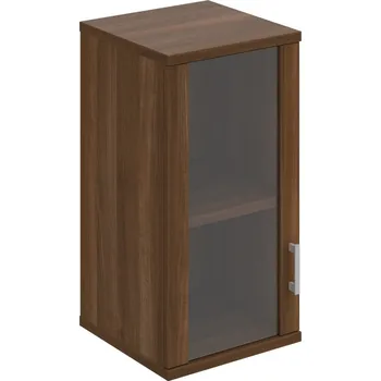 Policová skříň S 2 40 02 L H – Skříň policová dvéřová 76,8 × 40 cm - Ořech , Ořech , USH – hranatá