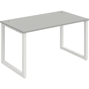 Psací stůl US O 1400 – Stůl pracovní délky 140 cm - Šedá , Bílý kov