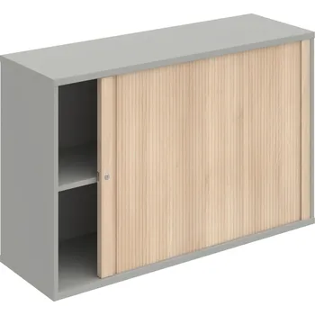 Policová skříň SZ 2 120 01 P – Skříňka žaluziová 76.8 × 120 cm, pravá - Šedá , Akát