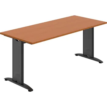 Jednací stůl FJ 1800 – Stůl jednací rovný 180 cm - Třešeň , Černý kov