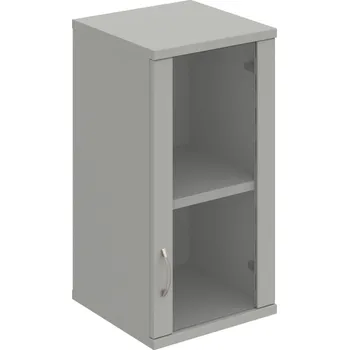 Policová skříň S 2 40 02 P H – Skříň policová dvéřová 76,8 × 40 cm - Šedá , Šedá , USN – Hobis