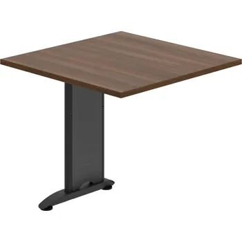 Psací stůl FP 801 – Stůl spojovací 80 cm - Ořech , Černý kov