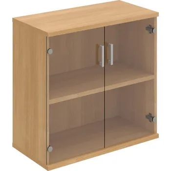 Policová skříň S 2 80 04 – Skříň policová dvéřová 76,8 × 80 cm - Čiré , Dub , USH – hranatá