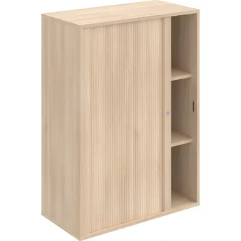 Policová skříň DZ 3 80 07 L – Skříň polic rolet levá 111 × 80 cm - Akát , Akát