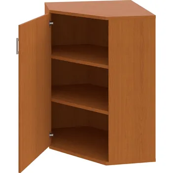 Policová skříň SRV 3 01 L – Skříň vnitřní roh levá 115,2 cm - Třešeň , Třešeň , USH – hranatá