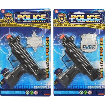 Dětská zbraň Policejní set s odznakem
