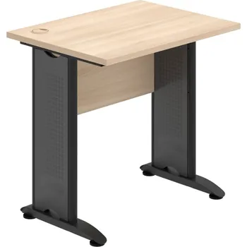 Psací stůl CE 800 – Stůl pracovní rovný 80 cm, hl. 60 cm - Akát , Akát , Černý kov