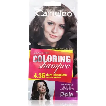 Delia Cosmetics Cameleo Coloring Shampoo tónovací šampon na vlasy odstín 4.36 Dark Chocolate 40 ml