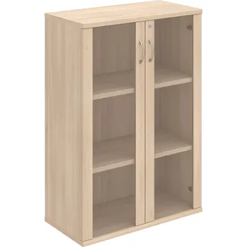 Policová skříň SZ 3 80 04 – Skříň policová dvéřová 115,2 × 80 cm - Akát , Akát , USN – Hobis