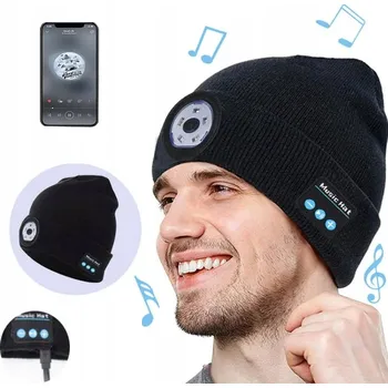 Sluchátka SPORTOVNÍ BĚŽECKÝ KLOBOUK BLUETOOTH BEZDRÁTOVÁ SLUCHÁTKA NABÍJECÍ VÁNOČNÍ DÁREK