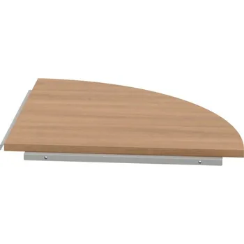 Jednací stůl CP 900 P – Stůl spojovací pravý - Višeň , Šedý kov