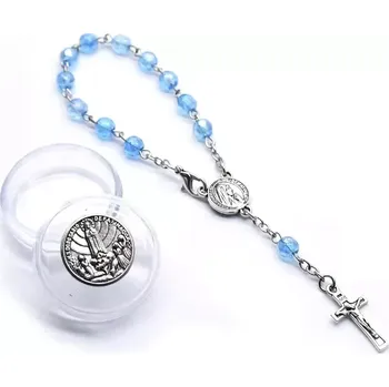 Růženec Růženec do ruky, do auta, sv. modrý