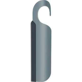 Stěrka na okno Spirella závěsná stěrka do sprchy SKATE, šedá, plast / TPE guma