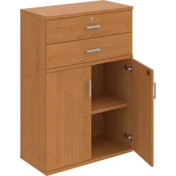 Policová skříň SZ 3 80 03 – Skříň policová zásuvková 115,2 × 80 cm - Olše , Olše , USH – hranatá