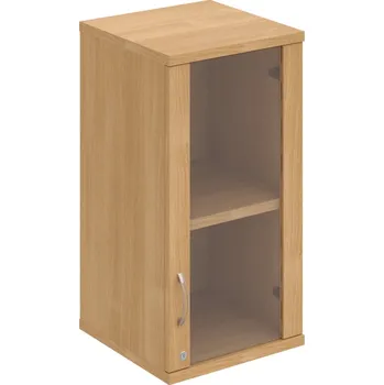 Policová skříň SZ 2 40 02 P H – Skříň policová dvéřová 76,8 × 40 cm - Dub , Dub , USN – Hobis