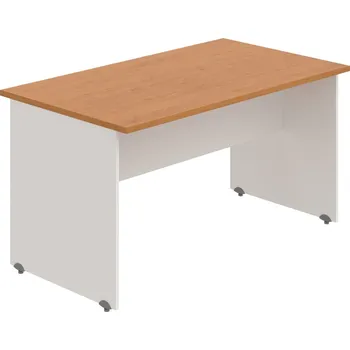 Psací stůl GJ 1400 – Stůl jednací rovný 140 cm - Olše , Bílá