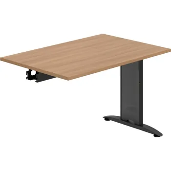 Jednací stůl FJ 1200 R – Stůl jednací řetězící rovný 120 cm - Višeň , Černý kov