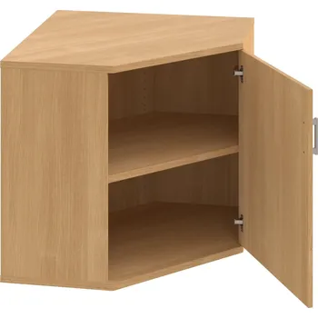 Policová skříň SRV 2 01 P – Skříň vnitřní roh pravá 76,8 cm - Dub , Dub , USH – hranatá