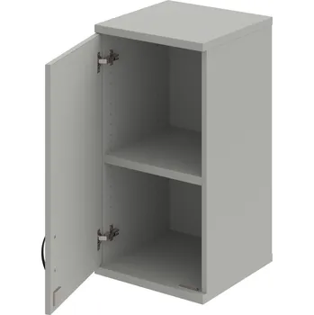 Policová skříň SZ 2 40 01 L H – Skříň policová dvéřová 76,8 × 40 cm - Šedá , Šedá , UCO – černá