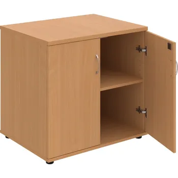 SPZ 80 60 P – Skříňka ke stolu, zavřená, š. 80 cm, léta podél - Buk , Buk , USN – Hobis