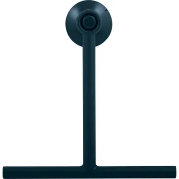 Stěrka na okno Spirella sprchová stěrka s přísavkou TIM, tmavě modrá, plast, 22 cm