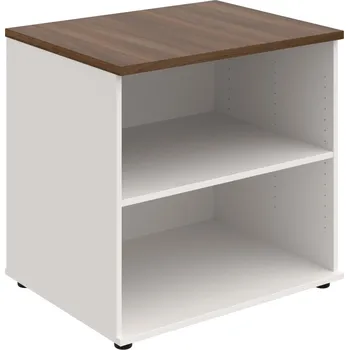 SP 80 60 P – Skříňka ke stolu, otevřená, š. 80 cm, léta podél - Ořech , Bílá