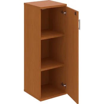 Policová skříň SZ 3 40 01 P – Skříň policová dvéřová 115,2 × 40 cm - Třešeň , Třešeň , USH – hranatá