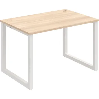 Psací stůl US O 1200 – Stůl pracovní délky 120 cm - Akát , Bílý kov