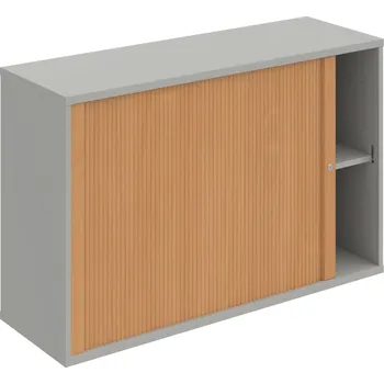 Policová skříň SZ 2 120 01 L – Skříňka žaluziová 76.8 × 120 cm, levá - Šedá , Buk