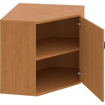 Policová skříň SRV 2 01 P – Skříň vnitřní roh pravá 76,8 cm - Olše , Olše , UCO – černá