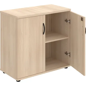 SPZ 80 40 – Skříňka ke stolu, zavřená, š. 80 cm - Akát , Akát , UCO – černá