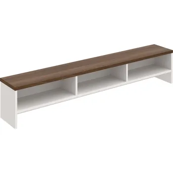 Psací stůl NA 1600 – Nastavba stolová 160 cm - Ořech , Bílá