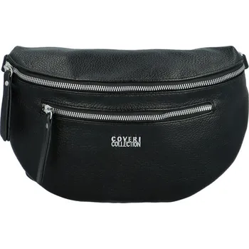 Ledvinka Trendy dámská koženková ledvinko-kabelka Genaida, černá