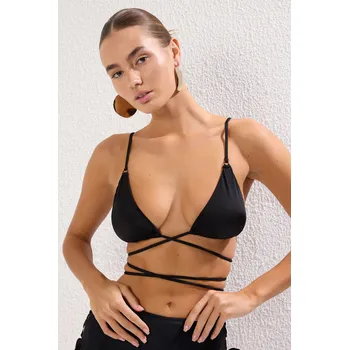 Dámský bikinový top Trendyol Lilac Trendyol černá 1798654