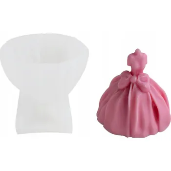 Silikonová forma na svíčky, vosk, mýdlo, sádru – odlitky SVATEBNÍ / SPOLEČENSKÁ HALENKA