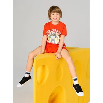 Chlapecké oblečení Sinsay - Tričko Tom and Jerry - červená - 804DM-33X - 804DM-33X-140