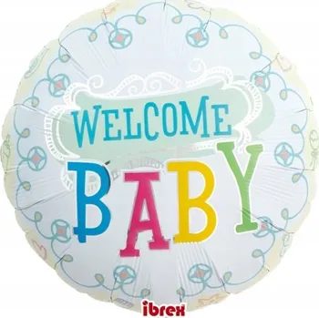 Balónek Fóliový balónek TAKARAKOSAN ibrex Welcome Baby 35 cm (14")