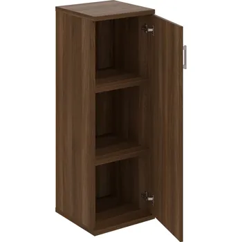 Policová skříň S 3 40 01 P – Skříň policová dvéřová 115,2 × 40 cm - Ořech , Ořech , USH – hranatá