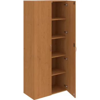 Policová skříň DZR 5 80 00 – Skříň policová dvéřová 185 × 80 cm - Olše , Olše , USN – Hobis