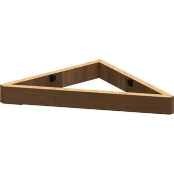 Policová skříň S 400 A – Sokl trojúhelník 5 cm - Ořech