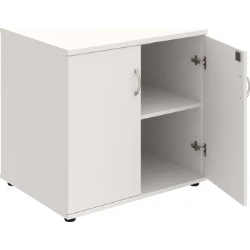 SPZ 80 60 N – Skříňka ke stolu, zavřená, š. 80 cm, léta napříč - Bílá , Bílá , USN – Hobis