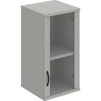 Policová skříň S 2 40 02 P H – Skříň policová dvéřová 76,8 × 40 cm - Šedá , Šedá , UCO – černá