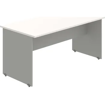 Psací stůl GJ 1600 – Stůl jednací rovný 160 cm - Bílá , Šedá