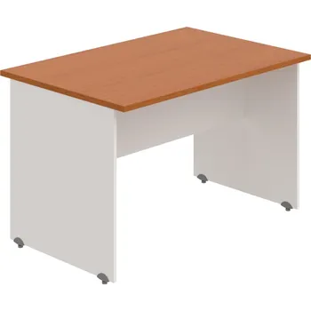 Psací stůl GJ 1200 – Stůl jednací rovný 120 cm - Třešeň , Bílá