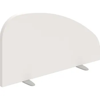 PA 800 S – Paraván na desku 75 cm - Bílá , Šedý kov